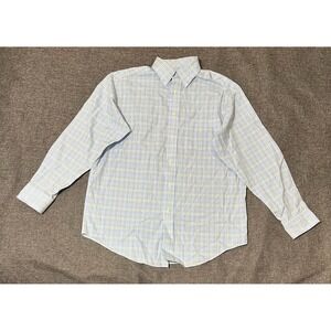 Roundtree & Yorke Men's M Plaid Long Sleeve Shirt